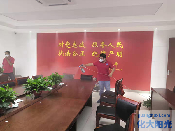 北京市公安分局工裝除甲醛