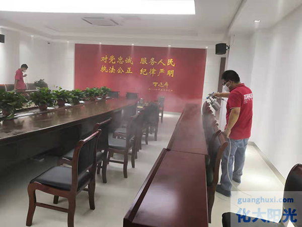 北京市公安分局工裝除甲醛