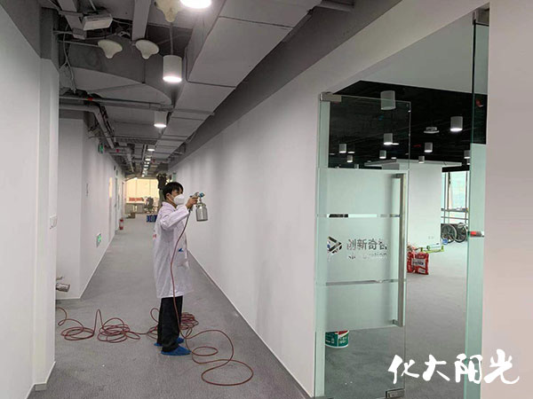 公司新裝修辦公室除甲醛