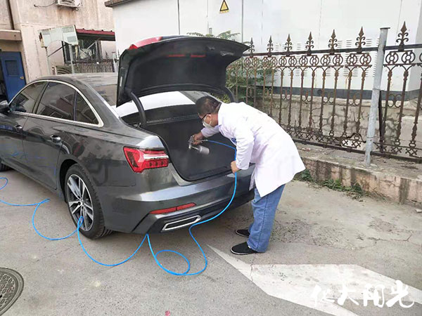 奧迪新車車內(nèi)除甲醛治理