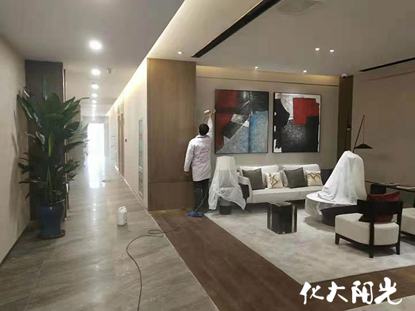 綠地控股售樓處除甲醛