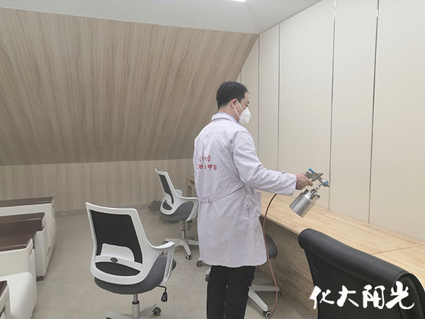 北京消防支隊(duì)除甲醛