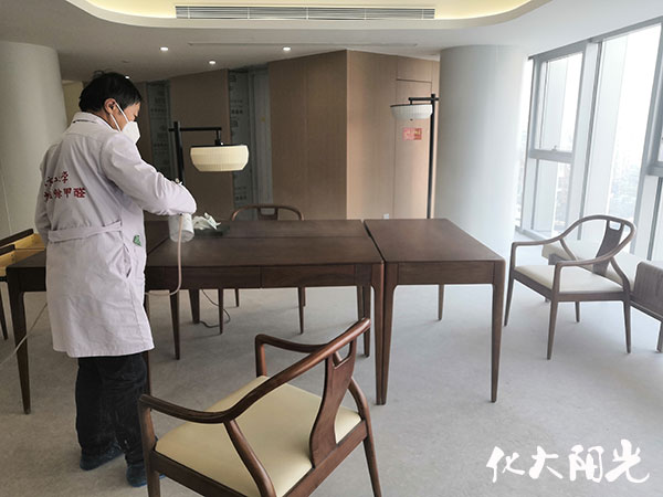 新辦公樓裝修除甲醛