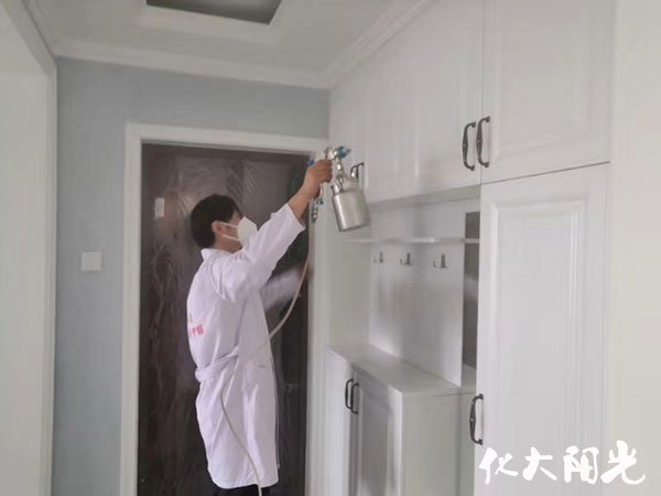 小區(qū)家庭住宅裝修除甲醛