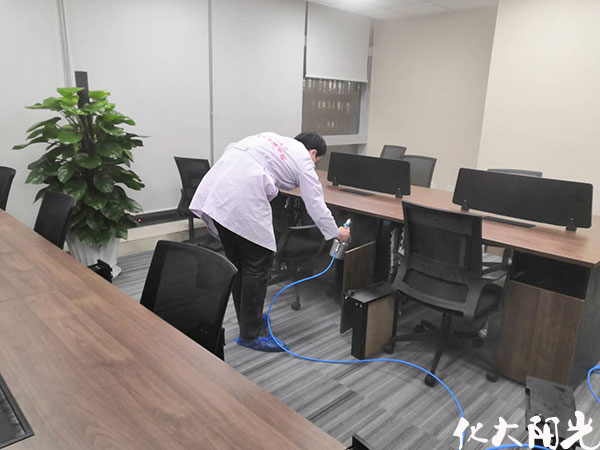 公司新辦公室室內(nèi)除甲醛