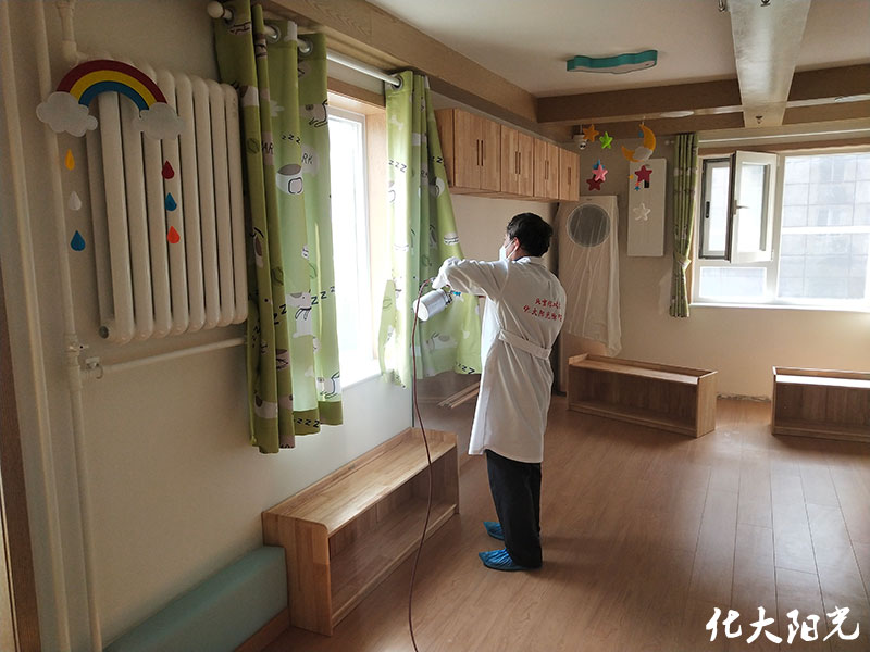 育稚堡新裝修幼兒園室內(nèi)除甲醛