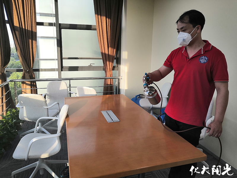 滴滴新辦公室除甲醛
