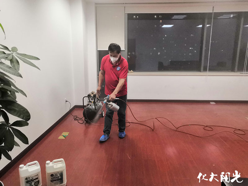 中國(guó)鐵建大廈辦公除甲醛