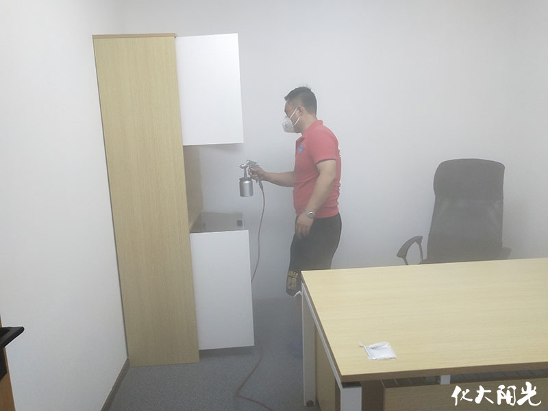 中唐天承辦公室除甲醛