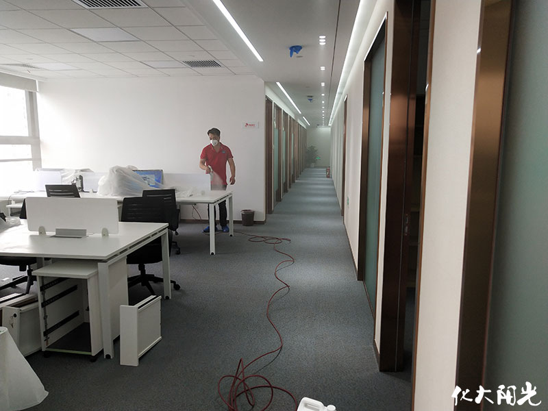 中唐天承辦公室除甲醛