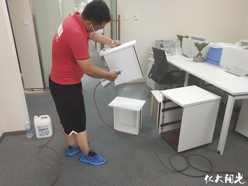 中唐天承辦公室除甲醛