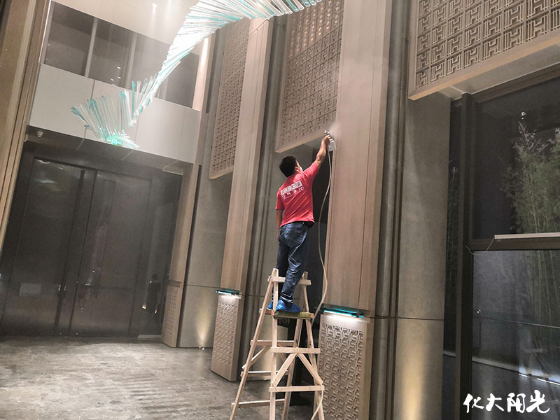 中國鐵建售樓處辦公除甲醛