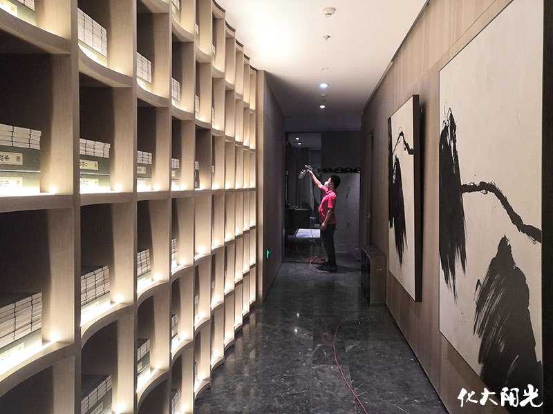 中國鐵建售樓處辦公除甲醛
