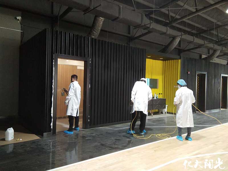 動因體育籃球館除甲醛