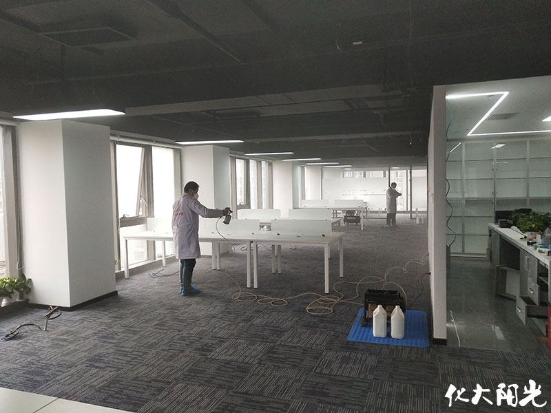 北京芯盾時代新辦公室除甲醛