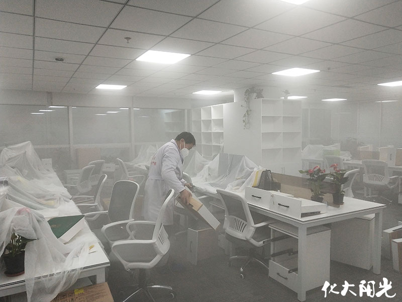 紅松林科技集團辦公室除甲醛