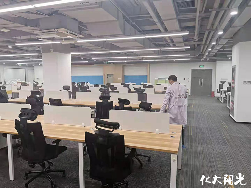 火花思維新裝修辦公室除甲醛