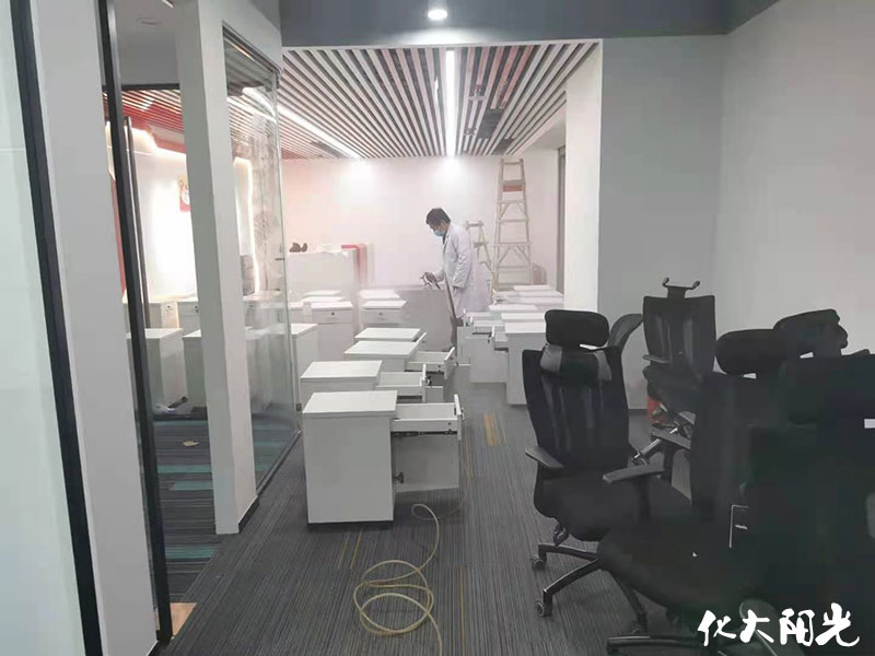 火花思維新裝修辦公室除甲醛