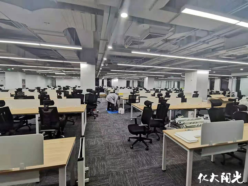 火花思維新裝修辦公室除甲醛