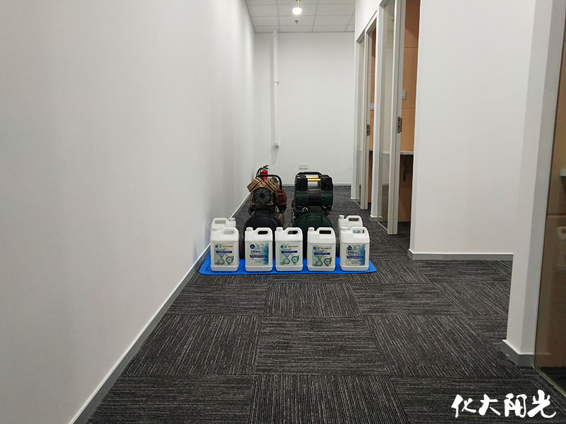 火花思維新裝修辦公室除甲醛