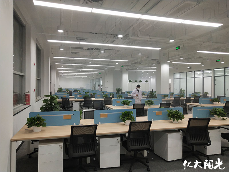 樂普醫(yī)療新辦公室除甲醛