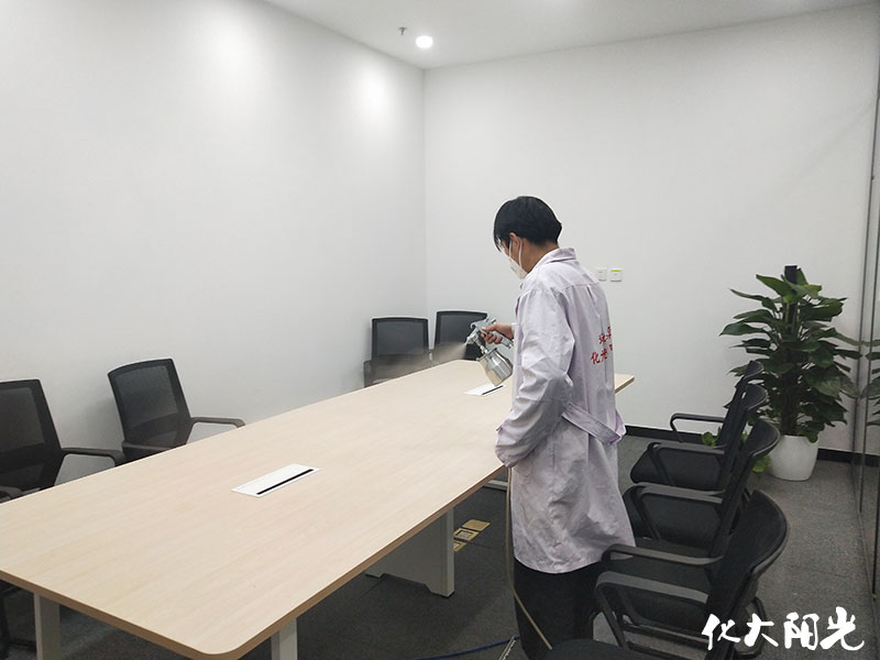 樂普醫(yī)療新辦公室除甲醛