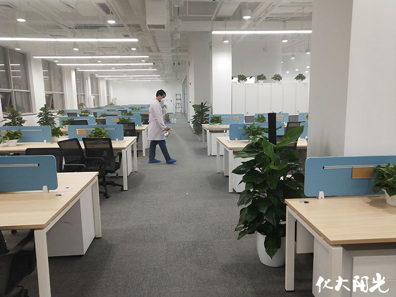 樂普醫(yī)療新辦公室除甲醛
