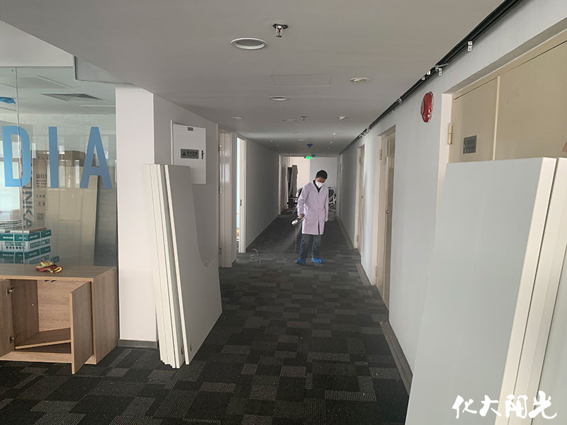 萬(wàn)達(dá)傳媒公司辦公除甲醛