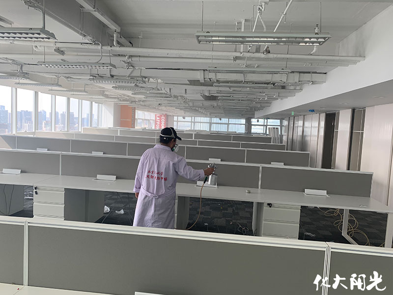 萬(wàn)達(dá)傳媒公司辦公除甲醛