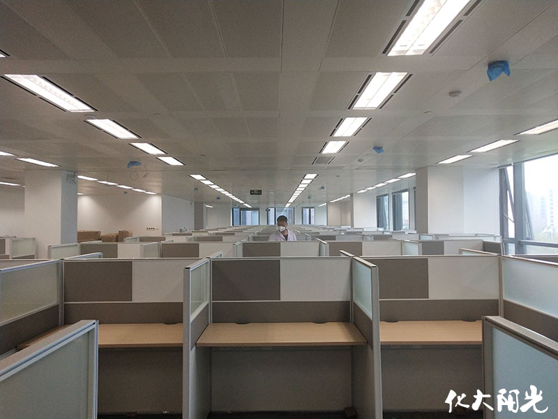 度小滿(mǎn)金融新辦公室除甲醛