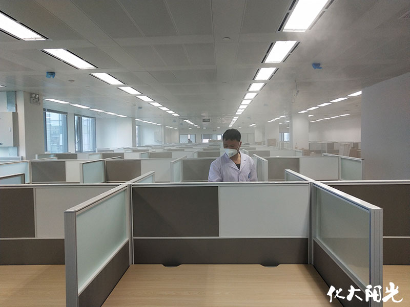 度小滿(mǎn)金融新辦公室除甲醛