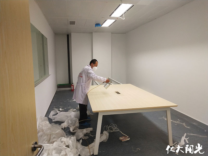 度小滿(mǎn)金融新辦公室除甲醛