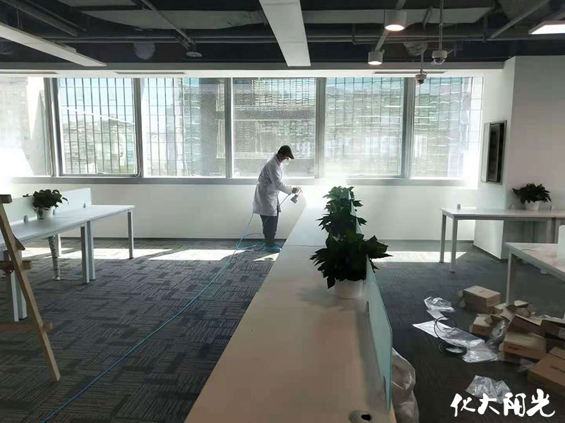 智慧互通新辦公室除甲醛