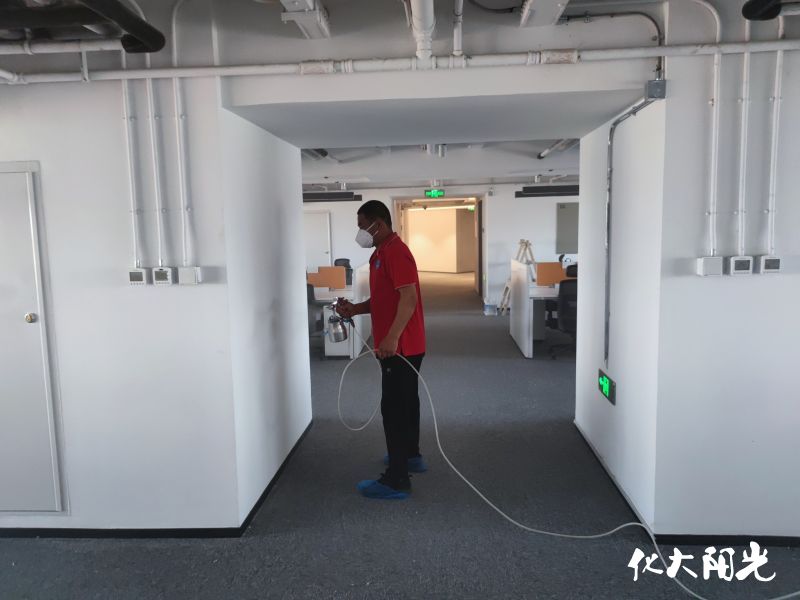 新裝修辦公室除甲醛