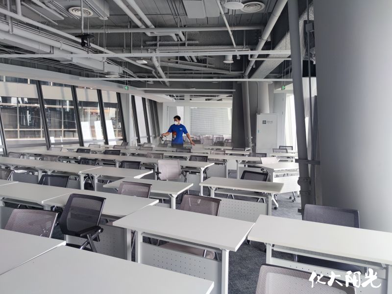 中國廣電除甲醛現(xiàn)場
