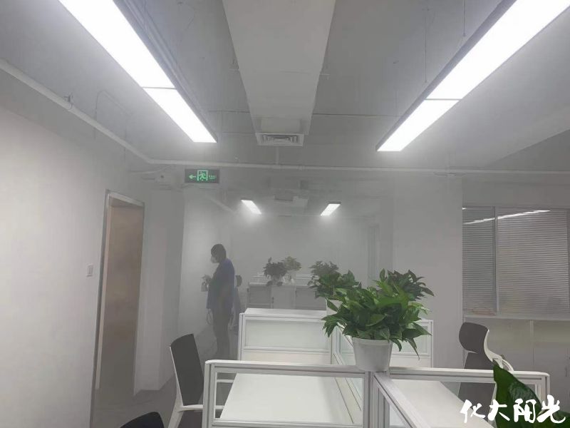 新裝修辦公室除甲醛現(xiàn)場(chǎng)