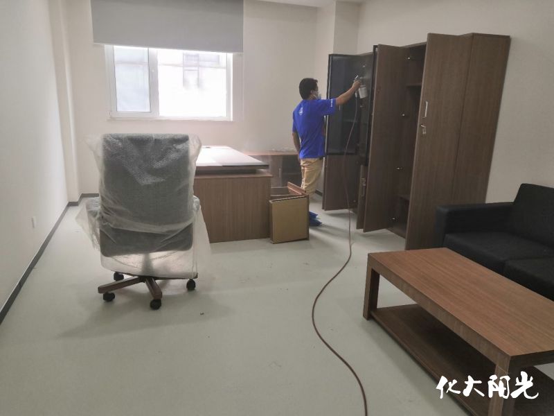 新裝修辦公室除甲醛