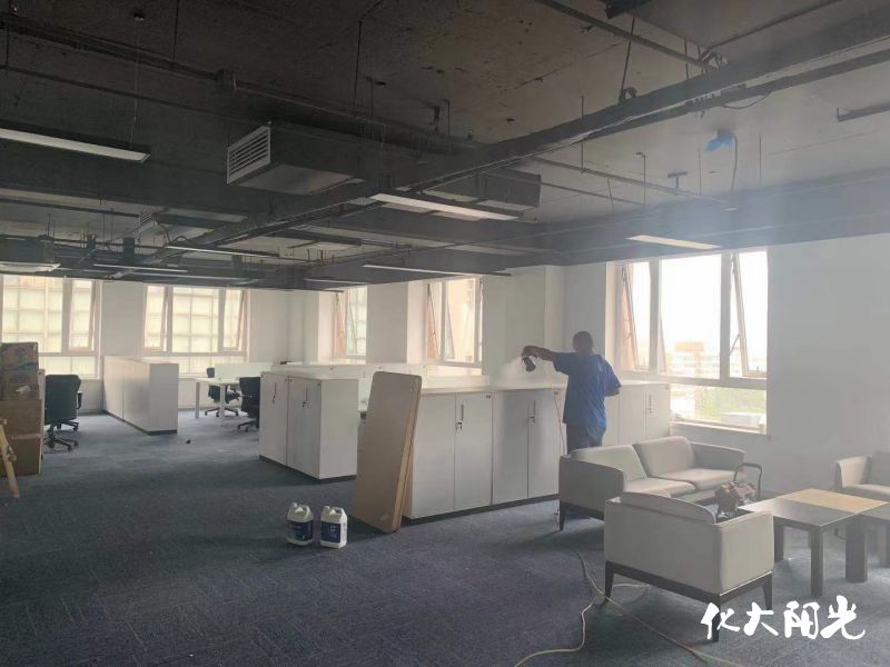 辦公室除甲醛現(xiàn)場