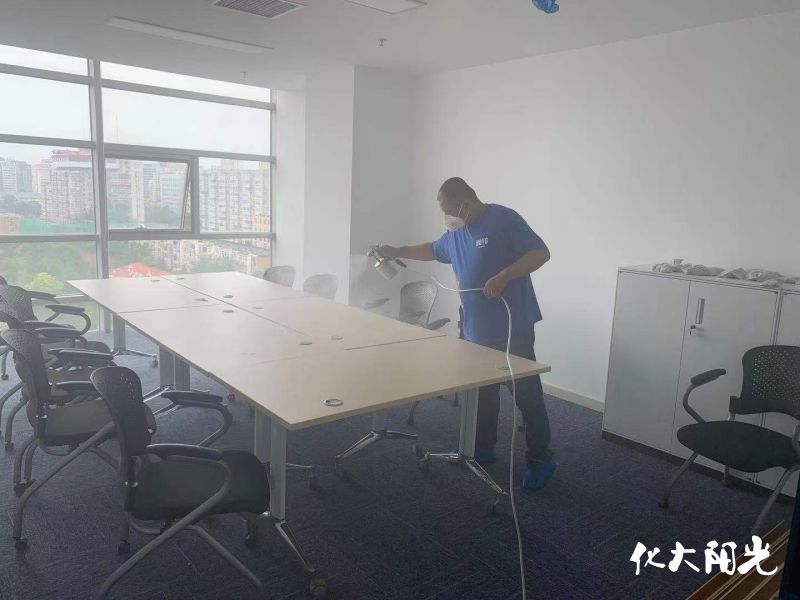辦公室除甲醛現(xiàn)場