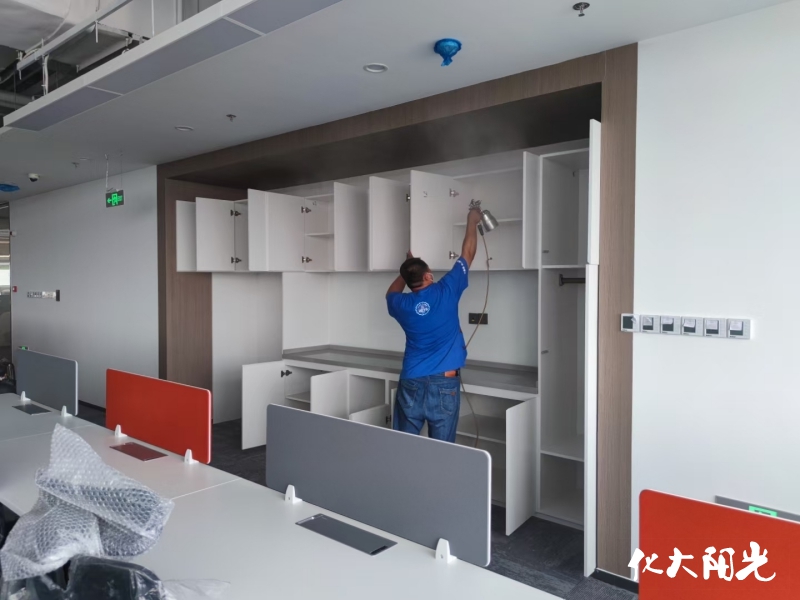新裝修辦公室除甲醛