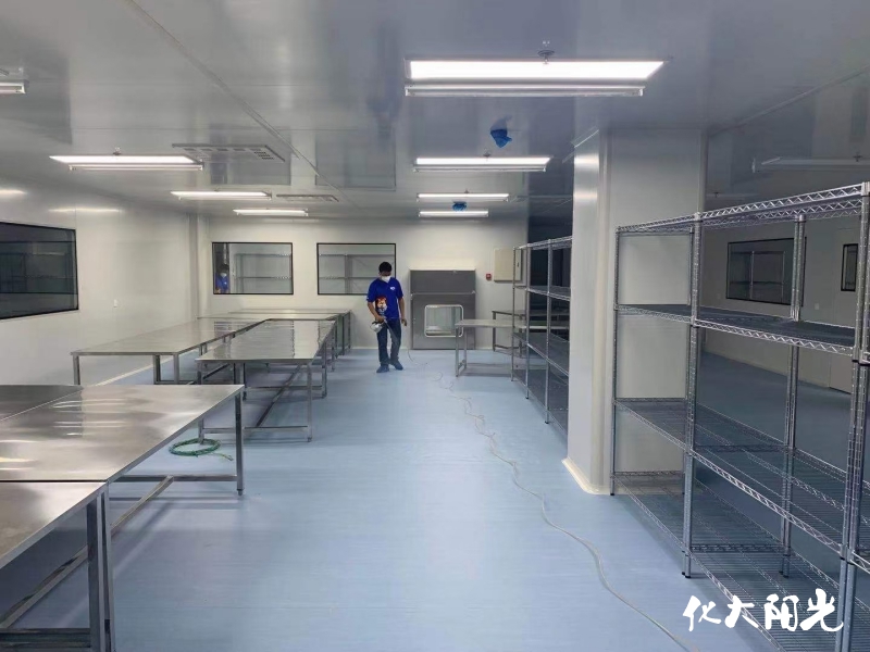 佰為深醫(yī)療實驗室除甲醛現場